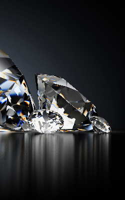 Estor decorativo con diseño de diamantes