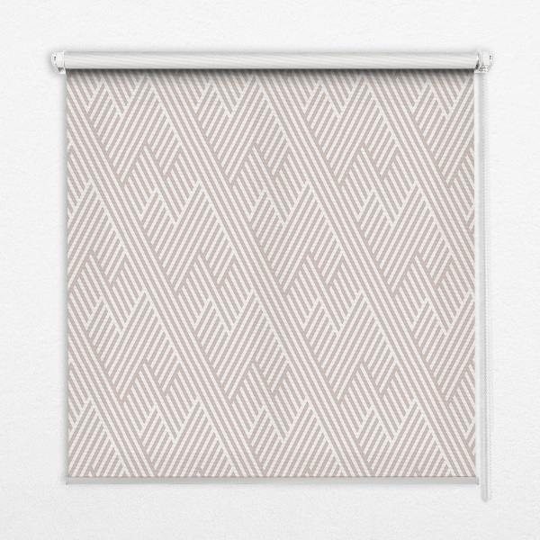 Estor opaco con rayas beige
