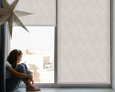 Estor opaco con rayas beige