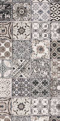 Estor decorativo con patrones portugueses