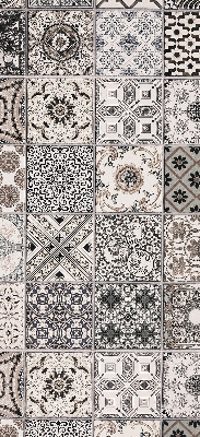 Estor decorativo con patrones portugueses