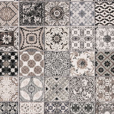 Estor decorativo con patrones portugueses