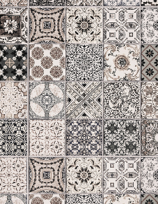Estor decorativo con patrones portugueses
