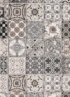 Estor decorativo con patrones portugueses