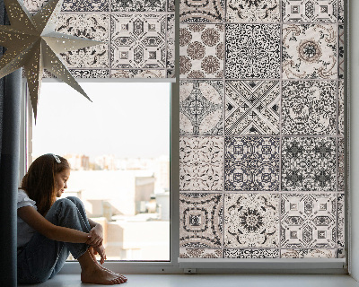 Estor decorativo con patrones portugueses