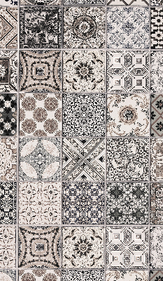 Estor decorativo con patrones portugueses
