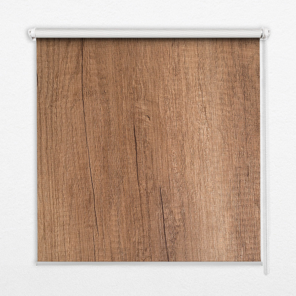 Estor enrollable de tela de madera