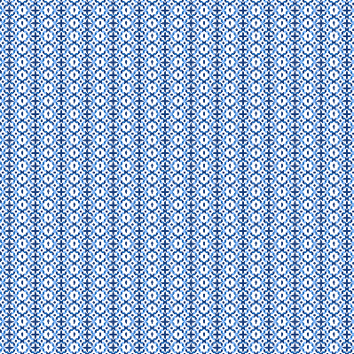 Estor decorativo con formas azules
