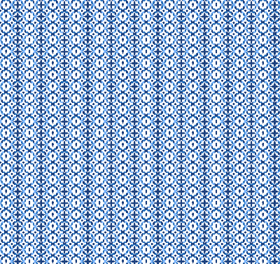 Estor decorativo con formas azules