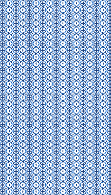Estor decorativo con formas azules