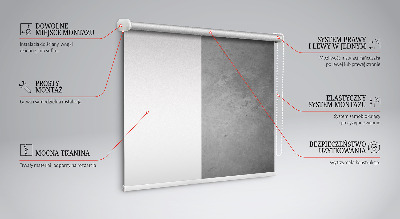 Estor decorativo humo gris