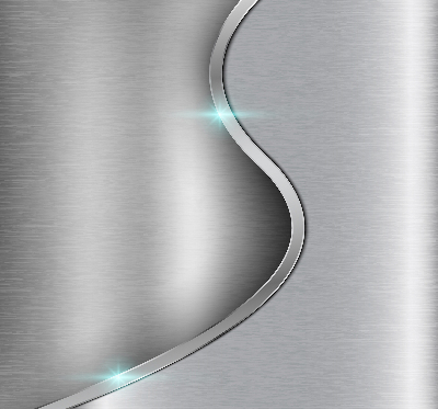 Estor decorativo de metal