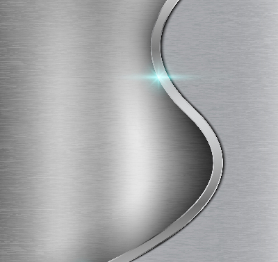 Estor decorativo de metal