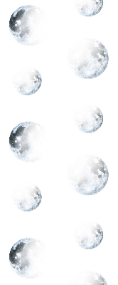 Estor enrollable de tela lunas