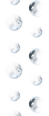 Estor enrollable de tela lunas