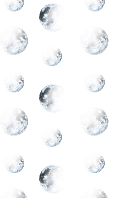 Estor enrollable de tela lunas