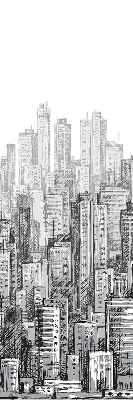 Estor decorativo ciudad