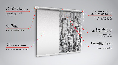 Estor decorativo ciudad