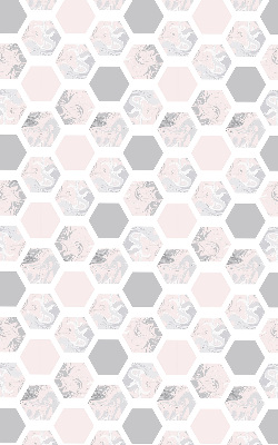 Estor decorativo hexágonos