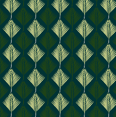 Estor decorativo plantas