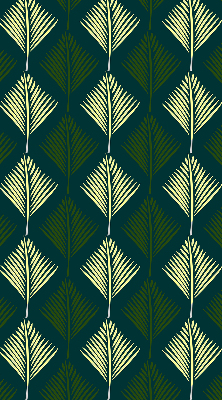 Estor decorativo plantas