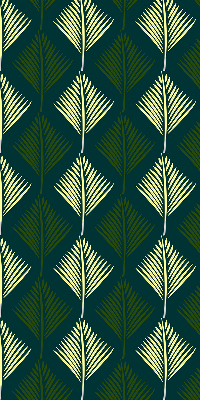 Estor decorativo plantas