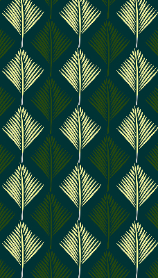 Estor decorativo plantas