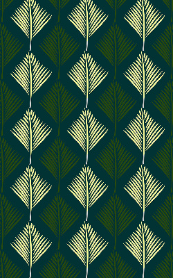 Estor decorativo plantas