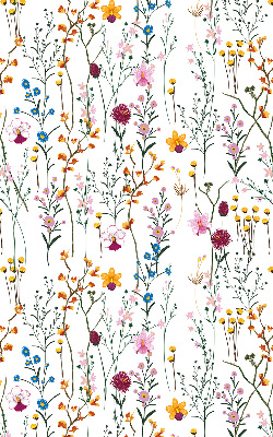 Estor decorativo con flores coloridas