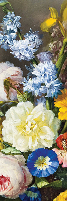 Estor opaco de un ramo de flores