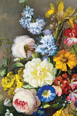 Estor opaco de un ramo de flores