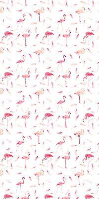 Estor opaco de los flamencos y sus plumas