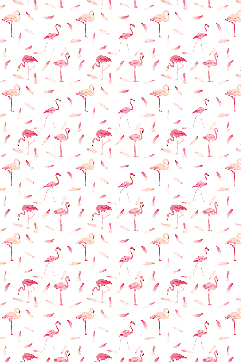 Estor opaco de los flamencos y sus plumas