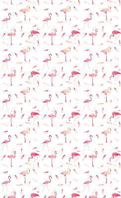 Estor opaco de los flamencos y sus plumas