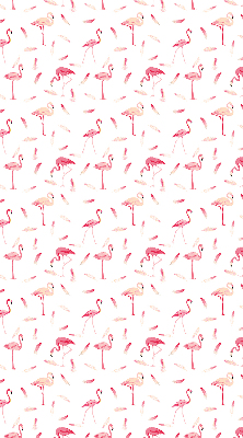 Estor opaco de los flamencos y sus plumas