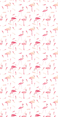 Estor opaco de los flamencos y sus plumas