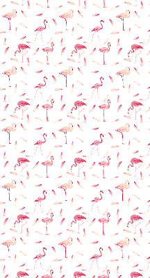 Estor opaco de los flamencos y sus plumas