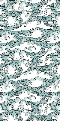 Estor opaco de nubes y viento