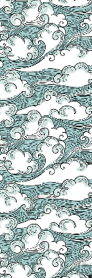 Estor opaco de nubes y viento