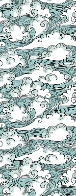 Estor opaco de nubes y viento