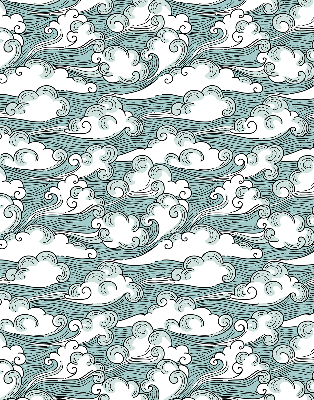 Estor opaco de nubes y viento