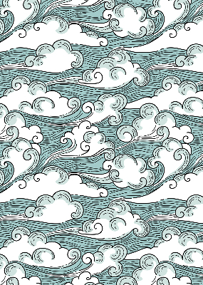 Estor opaco de nubes y viento
