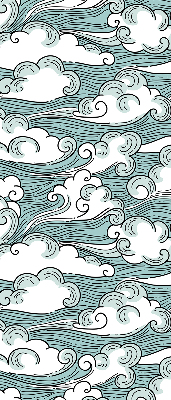 Estor opaco de nubes y viento