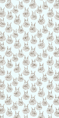 Estor decorativo con conejos