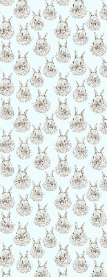 Estor decorativo con conejos