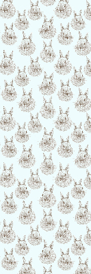 Estor decorativo con conejos