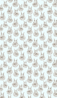 Estor decorativo con conejos