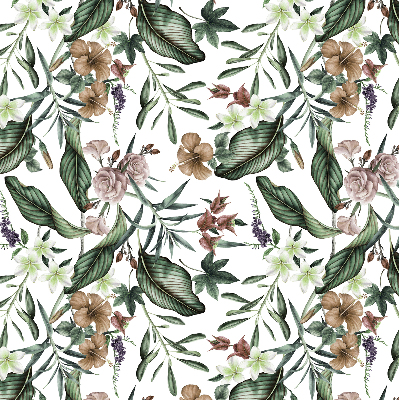 Estor decorativo de naturaleza exótica