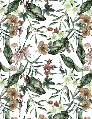 Estor decorativo de naturaleza exótica