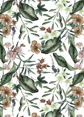 Estor decorativo de naturaleza exótica